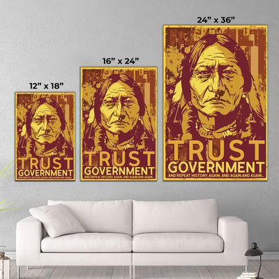 The Native Chief Portrait Poster/Canvas