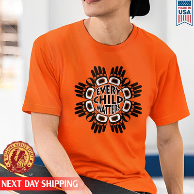 Every Child Matters Circle Hand Black For Orange Shirt Day Unisex T-Shirt/Hoodie/Sweatshirt