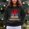 MMIW Indigenous Woman Red Hand Together Shirt Unisex T-Shirt/Hoodie/Sweatshirt