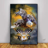 The Native American Eagle Wings Poster/Canvas