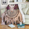 Native Dreamcatcher Rose Soft and Warm Fleece Blanket