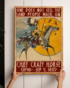 The Native American Chief Crazy Horse Poster/Canvas