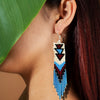 SALE 30% OFF -  Long Beaded Handmade Hook Earrings For Women