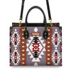 Personalized Leather Handbag for Women - Design Patten Boho Aztec Style LB08