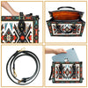 Tribal Colorful Pattern Leather Handbag WCS006