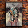The Beautiful Native Headdress Poster/Canvas