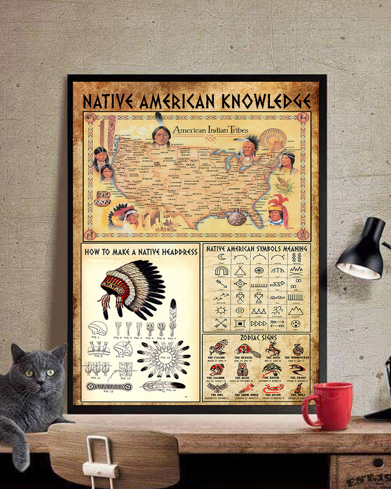 The Native American Knowledge Poster/Canvas