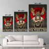 Wild, Wicked & Free Eagle Poster/Canvas