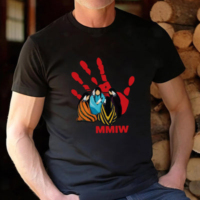 MMIW Indigenous Women Together With Red Hand Unisex T-Shirt/Hoodie/Sweatshirt