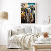 Custom Native American Chief And Scepter Standing Portrait Photo Canvas Art Gift Home Decor