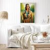 Custom Native American Women Standing Photo Canvas Art Gift Home Decor