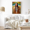 Custom Native American Women Portrait Photo Canvas Art Gift Home Decor