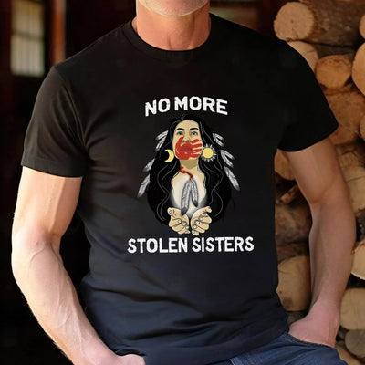 MMIW For My Sisters I Wear Red, No More Stolen Sisters, Woman Red Hand Unisex T-Shirt/Hoodie/Sweatshirt