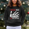 MMIW I Wear Red For My Sister Red Hand Unisex Kid size Hoodie/Sweatshirt/T-Shirt