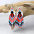 SALE 30% OFF - Indigenous Women Pattern Beaded Handmade Earrings For Women