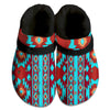 Unisex Pattern Fleece Clog Shoes For Women and Men Native American Style