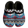 Unisex Pattern Fleece Clog Shoes For Women and Men Native American Style