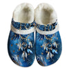 Unisex Pattern Fleece Clog Shoes For Women and Men Native American Style