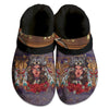 Fleece Unisex Women Pattern Clog Shoes For Women and Men Native American Style