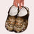 Fleece Unisex Owl Pattern Clog Shoes For Women and Men Native American Style