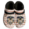 Unisex Pattern Fleece Clog Shoes For Women and Men Native American Style