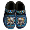 Fleece Unisex Pattern Clog Shoes For Women and Men Native American Style