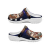 Unisex Pattern Fleece Clog Shoes For Women and Men Native American Style