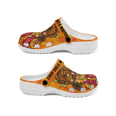 Native Pattern Clog Shoes For Adult and Kid 89246 New