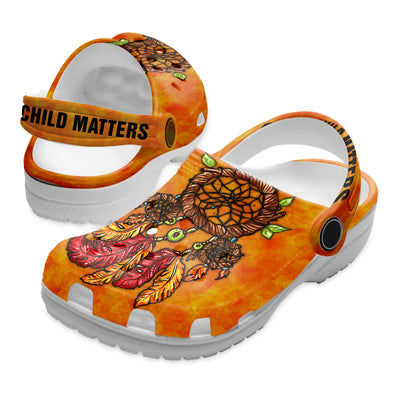 Native Pattern Clog Shoes For Adult and Kid 89246 New