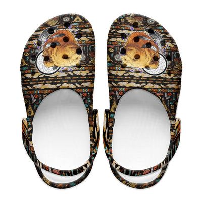 Native Pattern Clog Shoes For Adult and Kid 89234 New