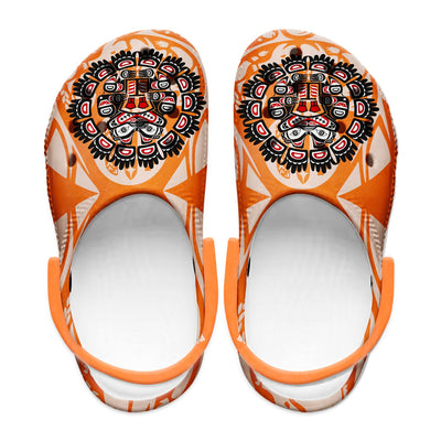 Native Pattern Clog Shoes For Adult and Kid 89241 New