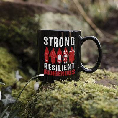 MMIW Strong Resilient Indigenous Woman Women Together Ceramic Coffee Mug