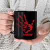 MMIW I Wear Red, No More Stolen Sisters Red Hand Ceramic Coffee Mug