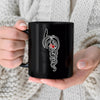 MMIW I Wear Red For My Sister, No More Stolen Sisters Red Hand Ceramic Coffee Mug