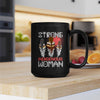 MMIW Strong Resilient Indigenous Woman Ceramic Coffee Mug