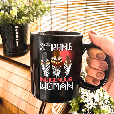 MMIW Strong Resilient Indigenous Woman Ceramic Coffee Mug