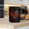 MMIW I Wear Red For My Sister Red Hand Together Heart Ceramic Coffee Mug