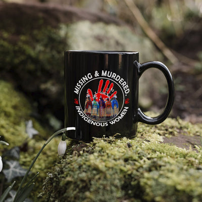 MMIW Red Hand Women Together Mug