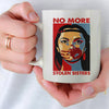 MMIW No More Stolen Sisters Red Hand Indigenous Owned Ceramic Mug