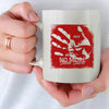 MMIW  No More Stolen Sisters Red Hand Ceramic Coffee Mug