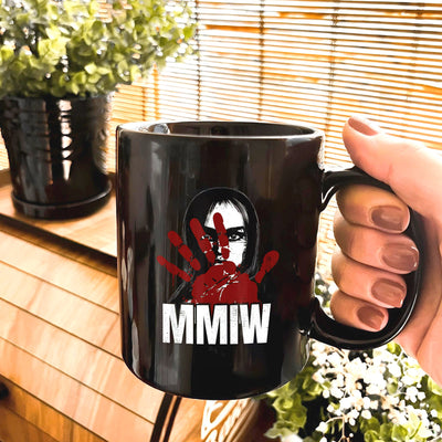 MMIW Red Hand Ceramic Coffee Mug