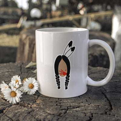 MMIW No More Stolen Sister Red Hand Coffee Mug