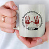 MMIW Justice For MMIW Red Hands Coffee Mug