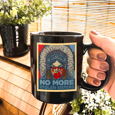 MMIW No More Stolen Sister Vintage Design Ceramic Coffee Mug