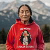 MMIW For My Sisters I Wear Red, No More Stolen Sisters, Woman Red Hand Unisex T-Shirt/Hoodie/Sweatshirt