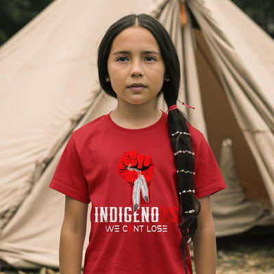 Native American Indigenous We Can't Lose Red Hand Unisex T-Shirt/Hoodie/Sweatshirt