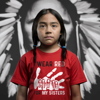 MMIW I Wear Red For My Sister Red Hand Women Together Unisex T-Shirt/Hoodie/Sweatshirt