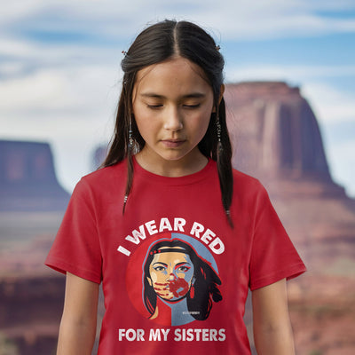 MMIW I Wear Red For My Sisters Red Hand Indigenous Women Unisex T-Shirt/Hoodie/Sweatshirt