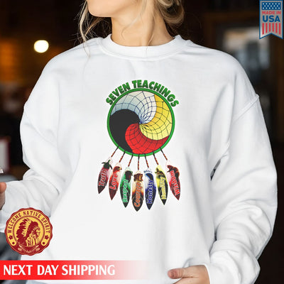 Native American Seven Teachings Truth Love Respect Courage Honesty Humility Wisdom Unisex T-Shirt/Hoodie/Sweatshirt