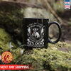 Native American Trail Of Tears  Native American Feather Red Hand Man Ride Horse Ceramic Coffee Mug